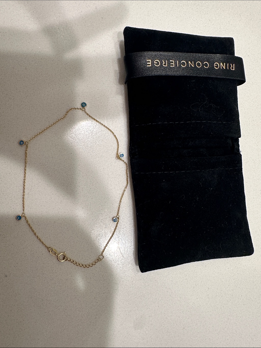 Ring Concierge Evil Eye Anklet. — image 3 of 4